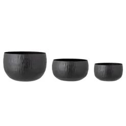 Abisha bloempotten set van 3 stuks - 82059644