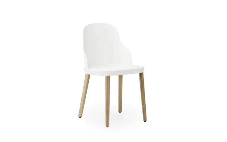 Allez stoel eiken wit - 304051