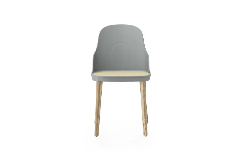 Allez stoel eiken/riet grijs - 304057