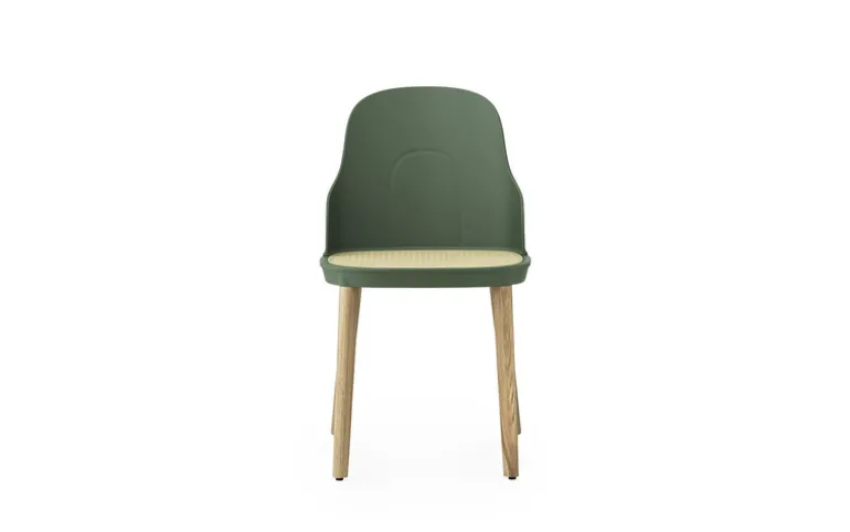 Allez stoel eiken/riet groen - 304059