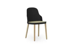 Allez stoel eiken/riet zwart - 304055