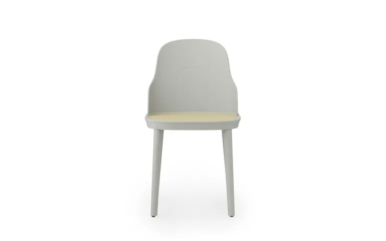 Allez stoel riet warm grijs - 304048