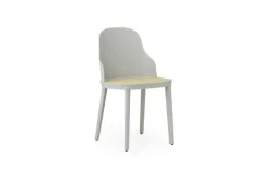 Allez stoel riet warm grijs - 304048