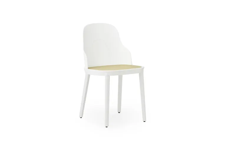 Allez stoel riet wit - 304046