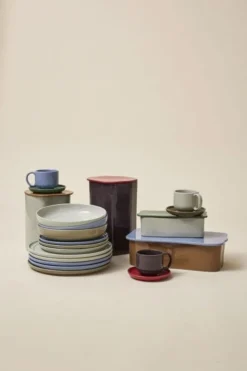 Amare dinerborden zand set van 6 stuks - 211715