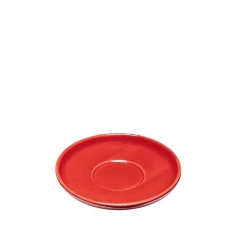 Amare kop en schotel burgundy/rood set van 4 stuks - 211707