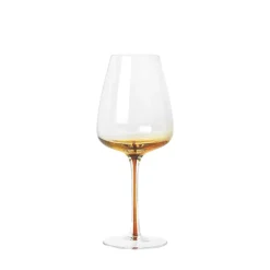 Amber witte wijn glazen - set van 12 stuks