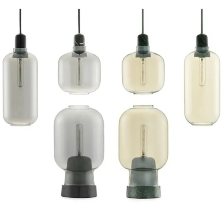 AMP Small hanglamp goud groen
