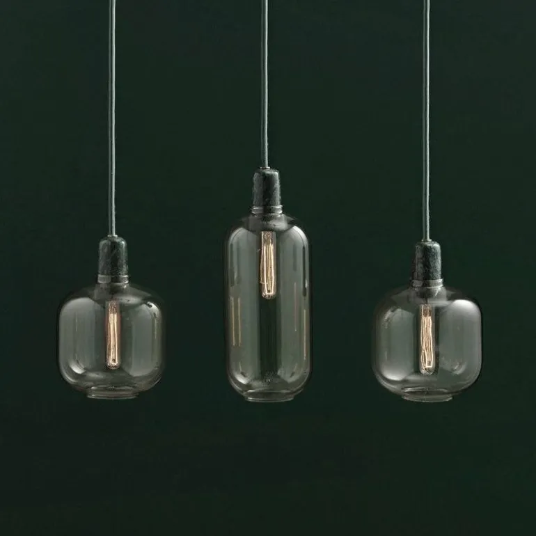 AMP Small hanglamp goud groen