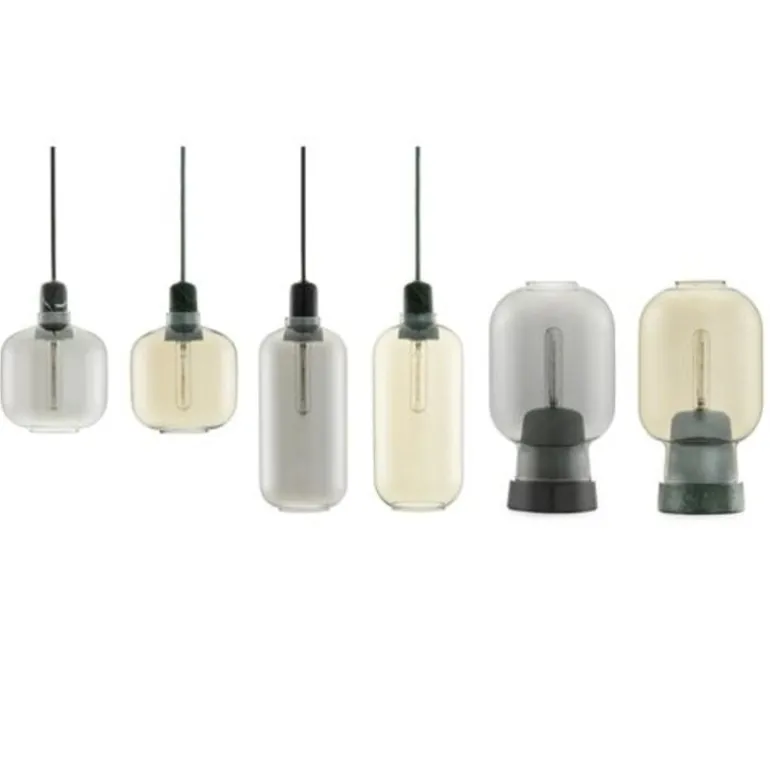 AMP tafellamp smoke zwart