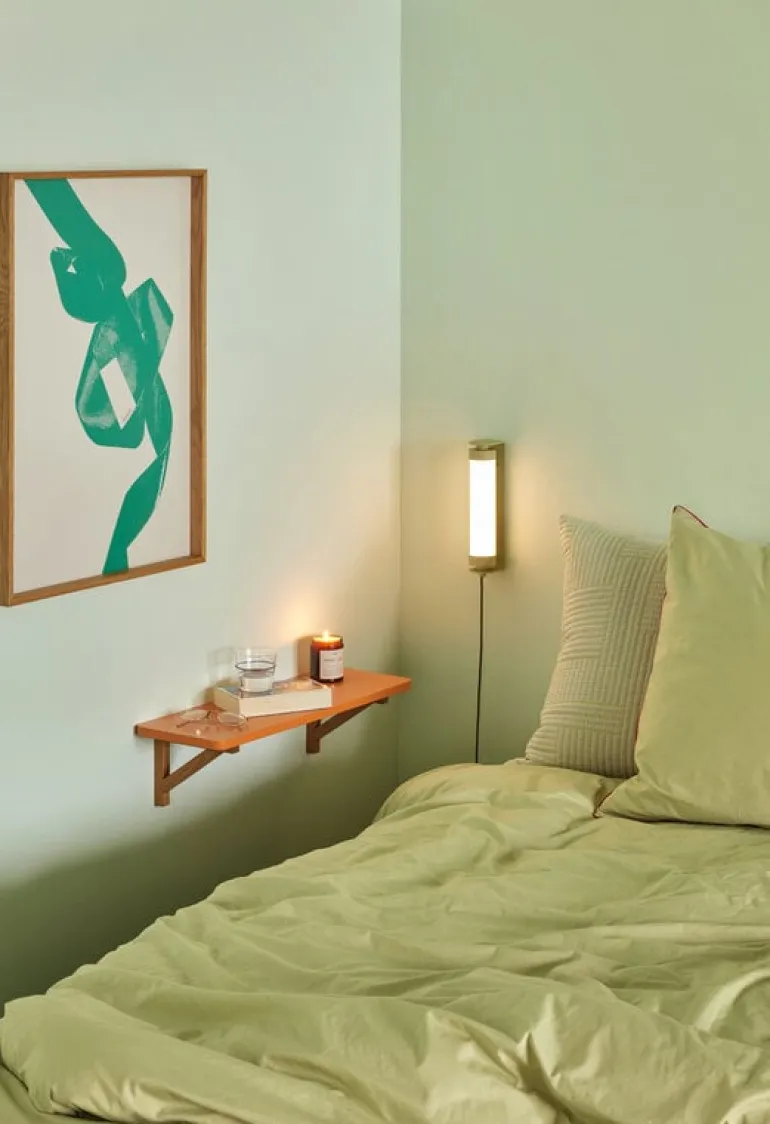 Arki wandplank oranje/naturel - 881914