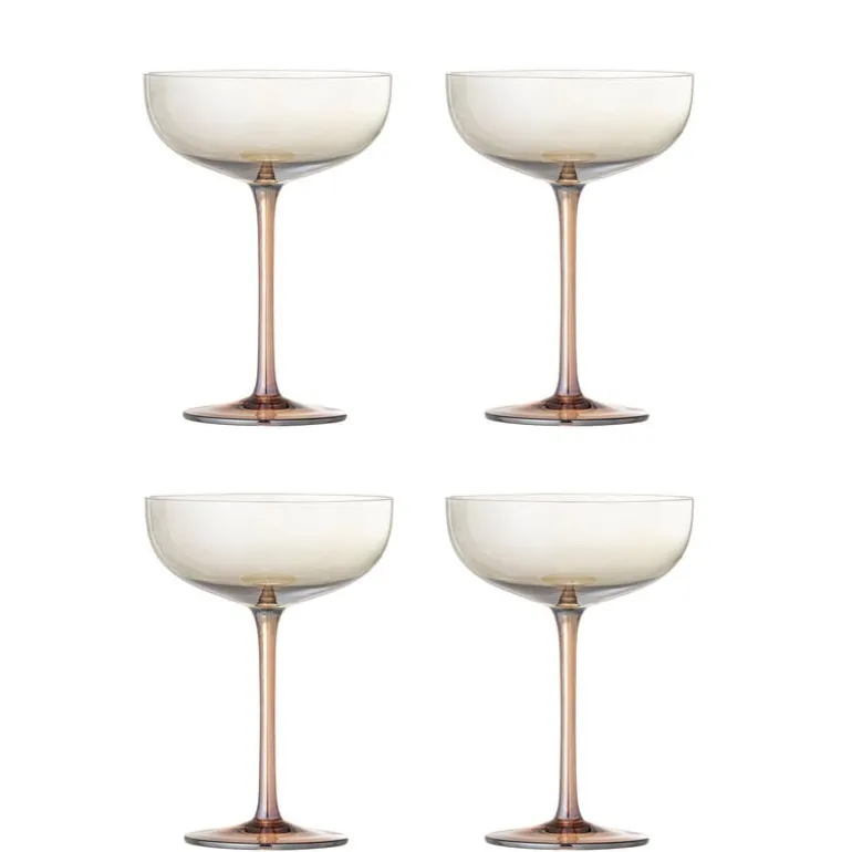 Aston cocktail glazen brons set van 4 stuks - 82072593