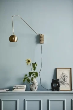 Athene wandlamp - goud
