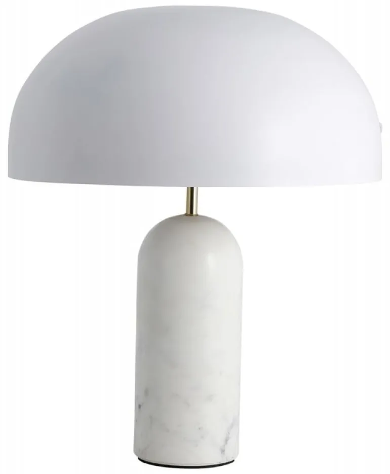 Atlas tafellamp - wit marmer
