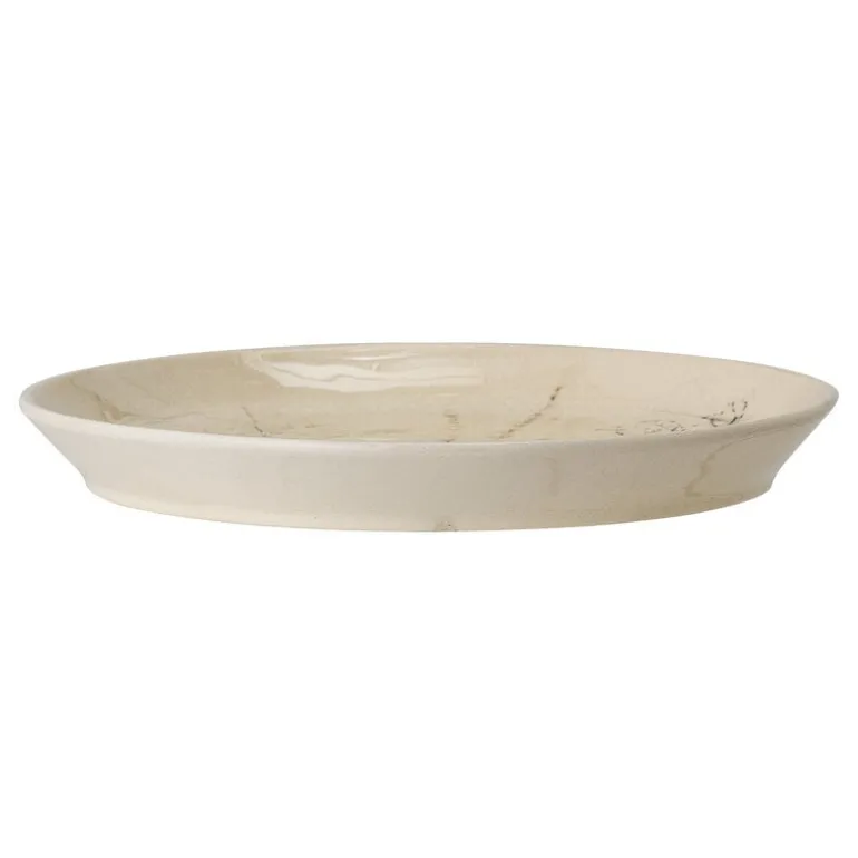 Bea bord naturel - set van 6 stuks Ø27,5 cm