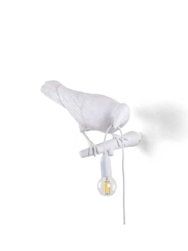 Bird lamp looking right wit outdoor - 14721