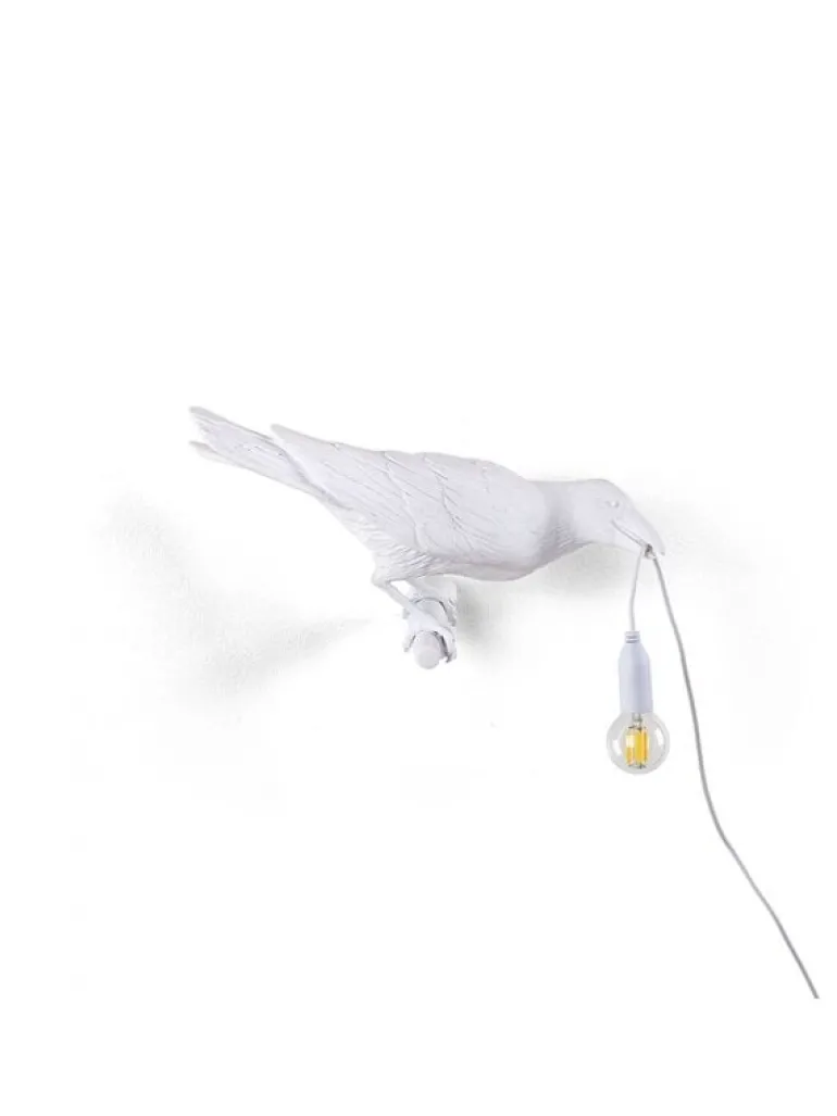 Bird lamp looking right wit outdoor - 14721