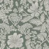 Bloemen behang groen 100x280cm FR-004