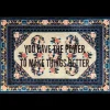 Burnt vloerkleed you have the power - 18228