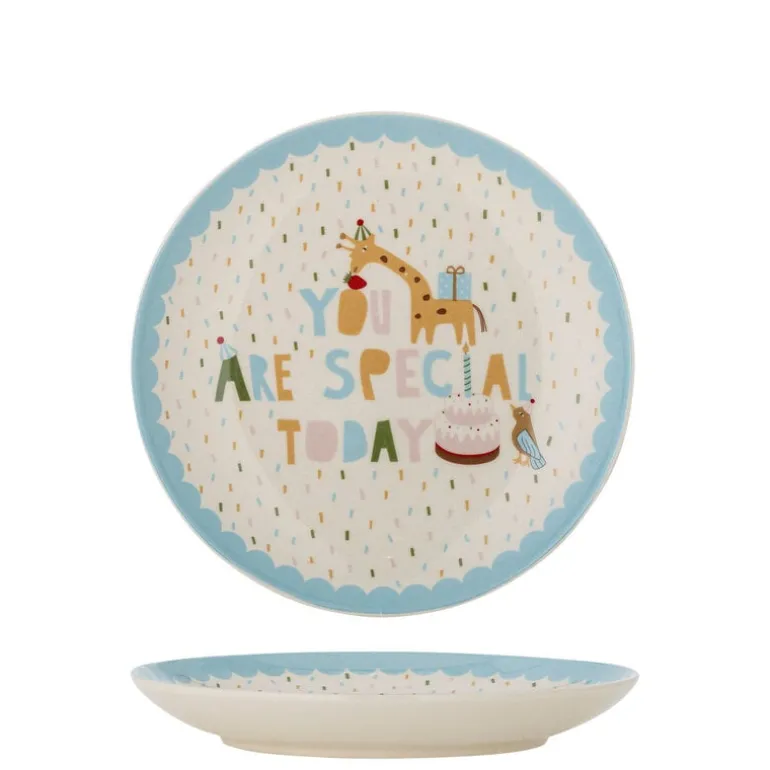 Celebrate borden blauw set van 6 stuks - 82063092