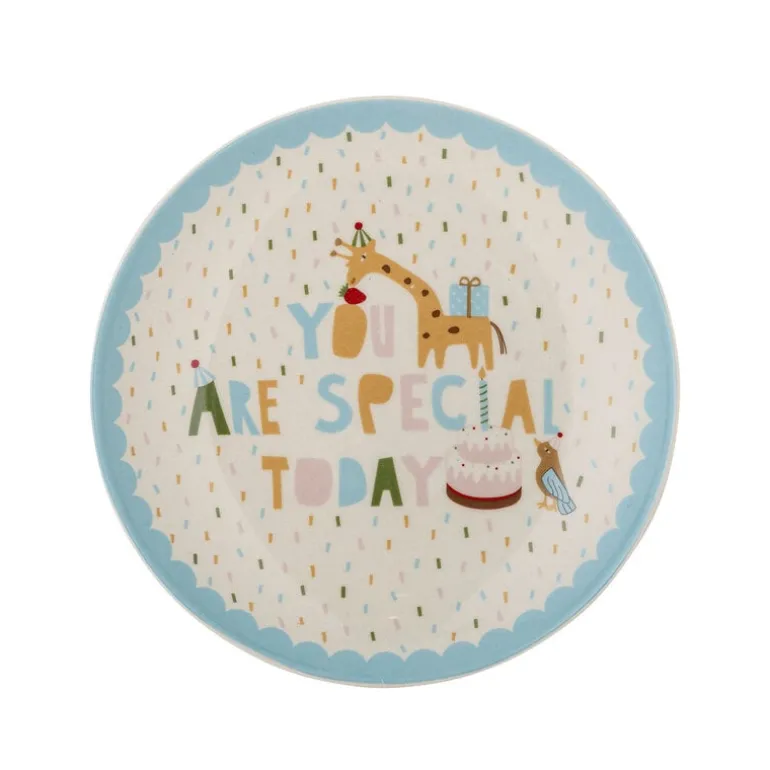 Celebrate borden blauw set van 6 stuks - 82063092