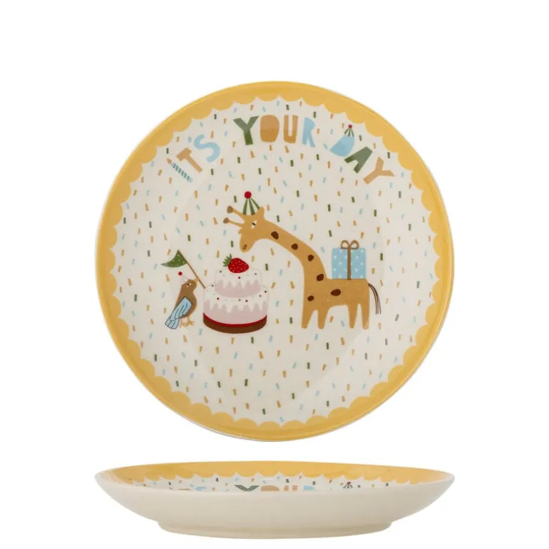 Celebrate borden geel set van 6 stuks - 82072665