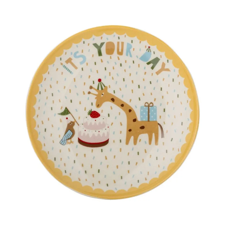 Celebrate borden geel set van 6 stuks - 82072665