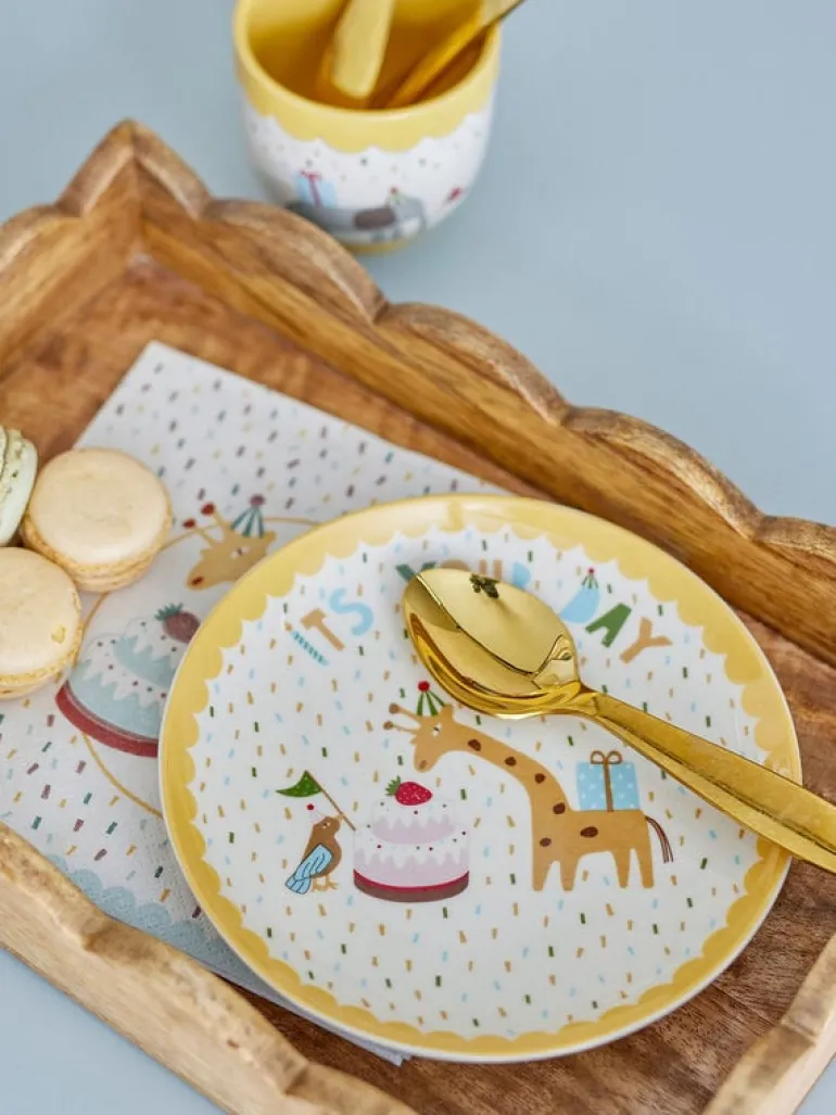 Celebrate borden geel set van 6 stuks - 82072665