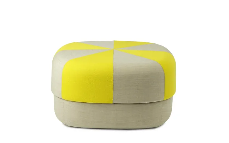 Circus poef duo large geel - 605824