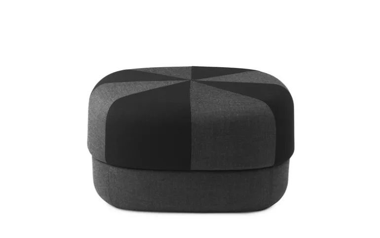 Circus poef duo large zwart- 605819