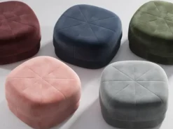 Circus Pouf Small blauw 46x46x40cm