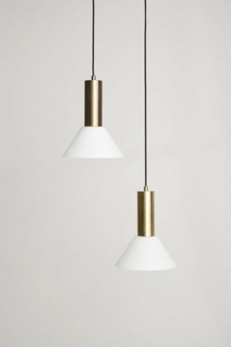Contrast hanglamp geborsteld messing - 961611