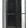 Downtown ijzeren wandkast - zwart 80x20x121cm