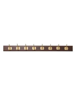 Edgy kapstok met 8 haken bruin - 4192