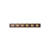 Edgy kapstok met 6 haken bruin - 4191