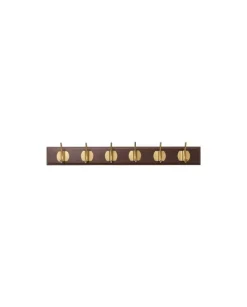Edgy kapstok met 6 haken bruin - 4191