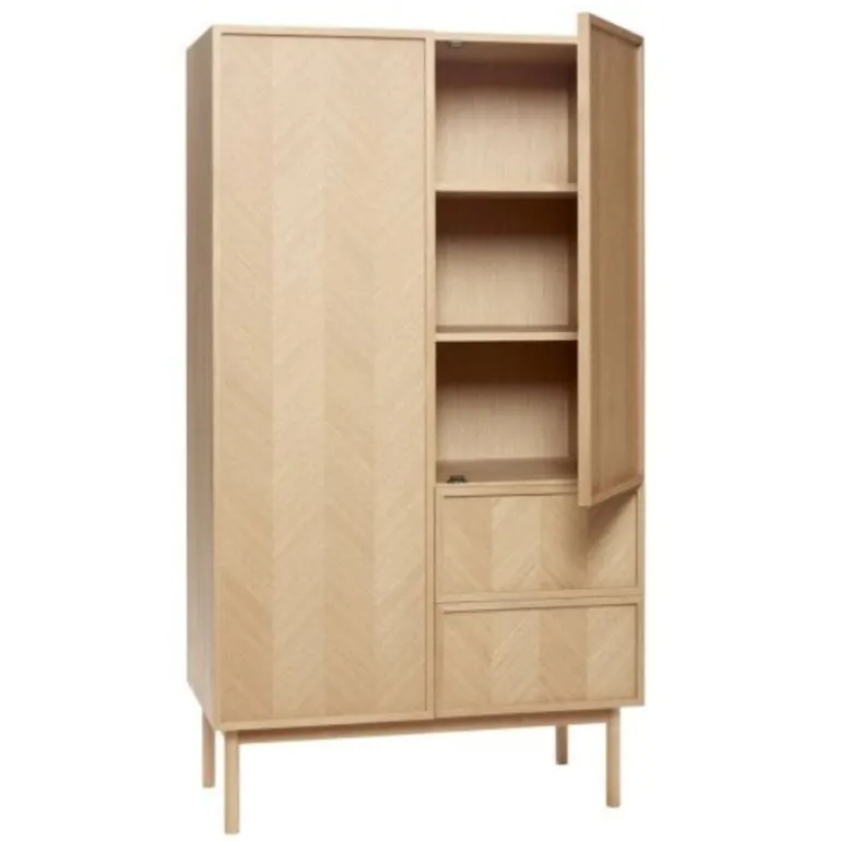 Eiken kast - naturel