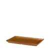 Eli borden caramel bruin- set van 8 stuks