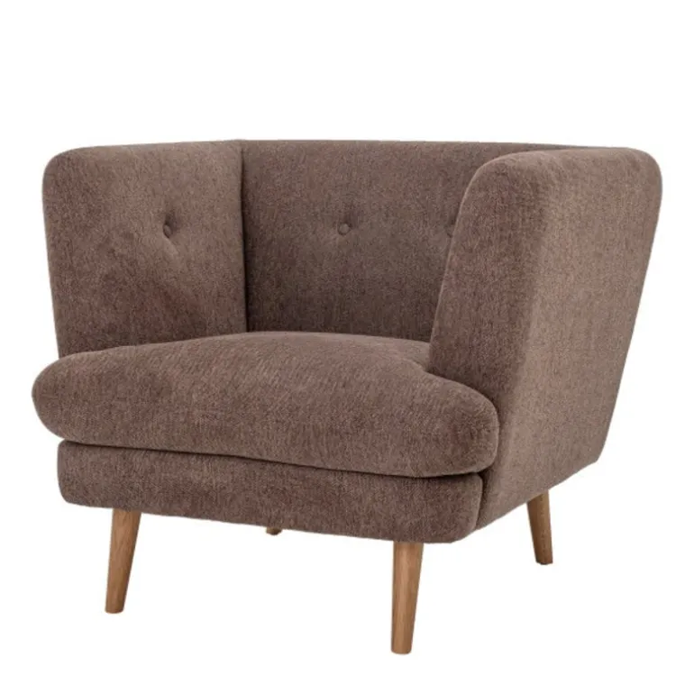 Elliot loungestoel - bruin