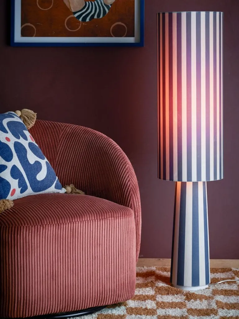 Emmie vloerlamp blauw - 82063033