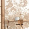 Engraved Flowers behang FU-044 - 389,6x280cm nude