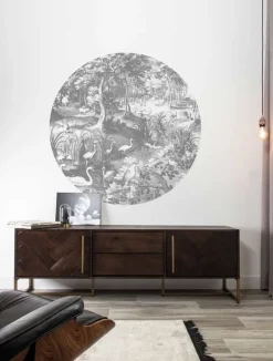 Engraved landscapes behangcirkel SC-045 - ø142,5cm