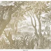 Engraved landscapes goud behang MW-042 - 400x280cm