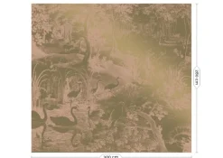 Engraved landscapes goud behang MW-038 - 300x280cm