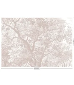 Engraved landschappen behang nude WP-777 400x280cm
