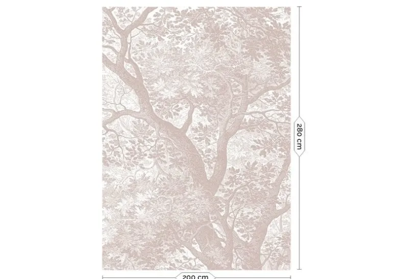 Engraved landschappen behang nude WP-771 200x280cm
