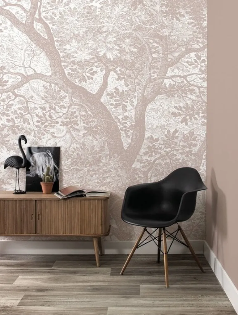 Engraved landschappen behang nude WP-771 200x280cm