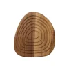 Enoki onderzetters naturel set van 6 stuks - 7180