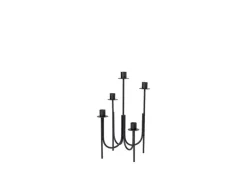 Farri kandelaar ijzer zwart - 71178214