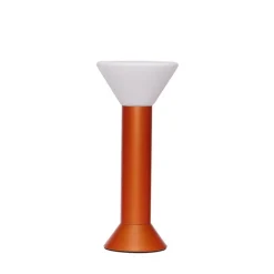 Flash portable lamp metallic oranje - 962013
